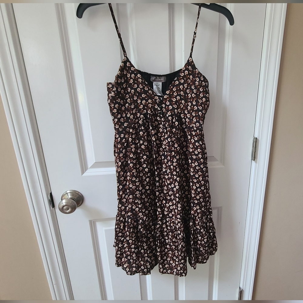 Sans Souci Floral Spaghetti Strap Dress Small